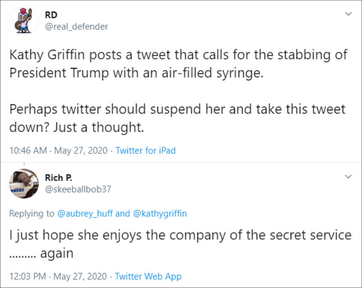 Kathy Griffin's Twitter Post 04