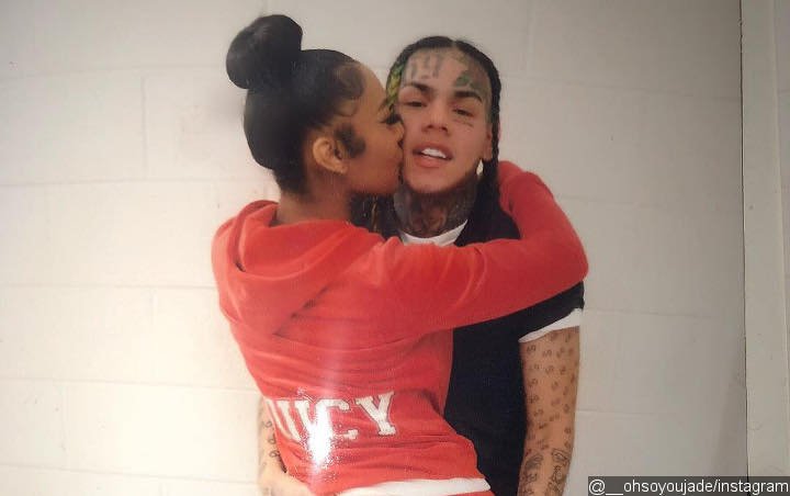 6ix9ine's Girlfriend Says They're Fighting Over Wigs, Gushes About His Skills in Bed