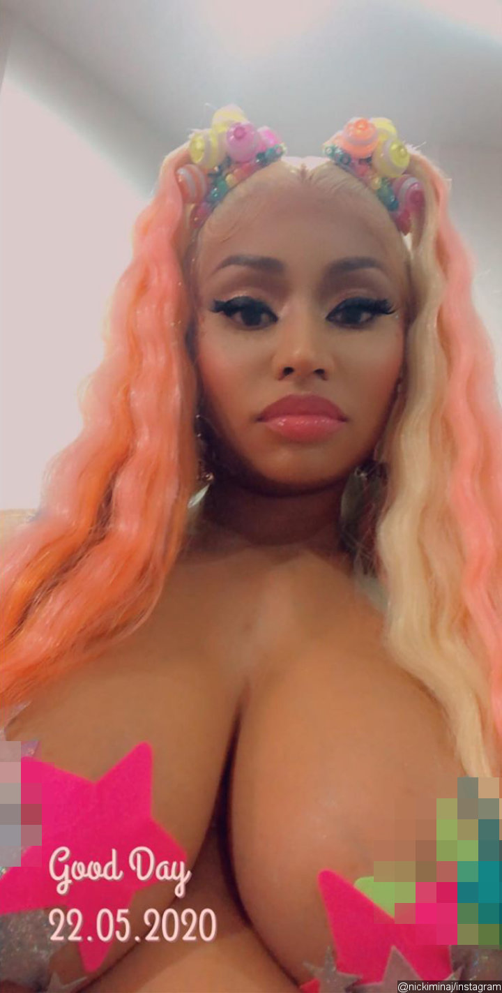 Nicki Minaj Shares Her Struggle With Big Boobs