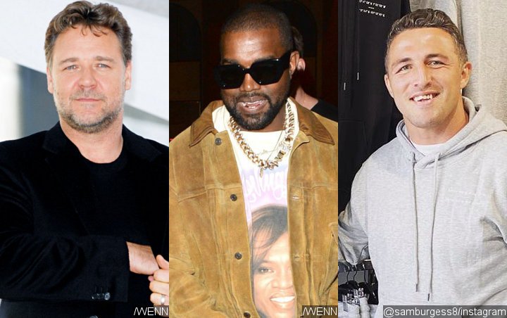 Russell Crowe Dishes on Kanye West's Clash With Sam Burgess Over Lyrics Mix Up