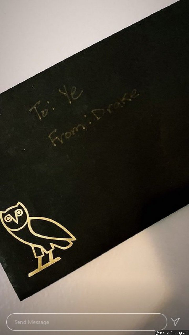 Drake Appears to Send a Gift to Kanye West