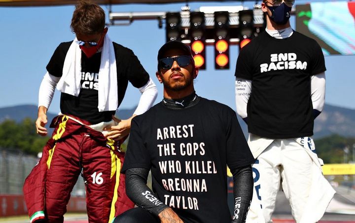 Lewis Hamilton Facing Hefty Fine for Wearing Breonna Taylor Tribute T-Shirt