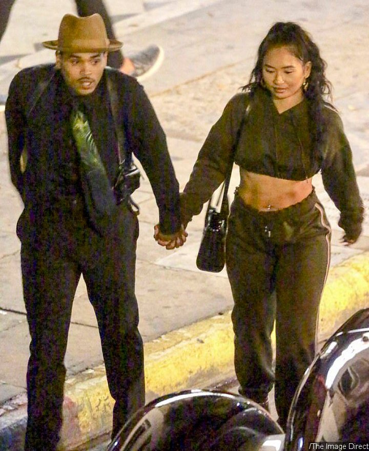 Chris Brown and Ammika Harris Spotted in L.A.