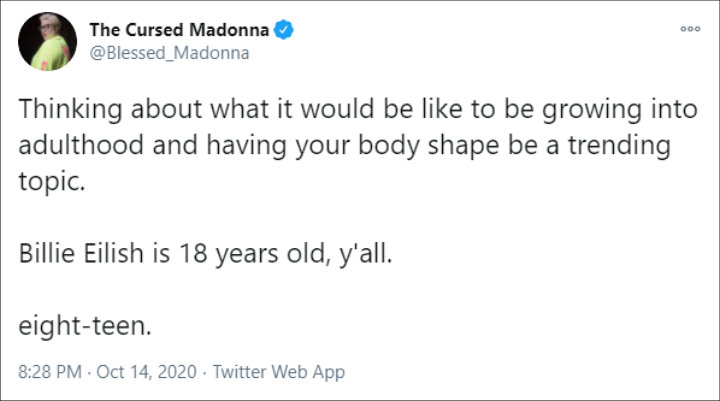 The Blessed Madonna's Tweet