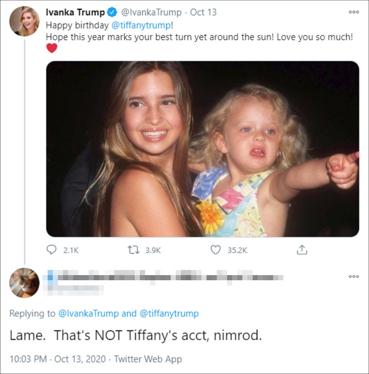 Ivanka Trump's Tweet