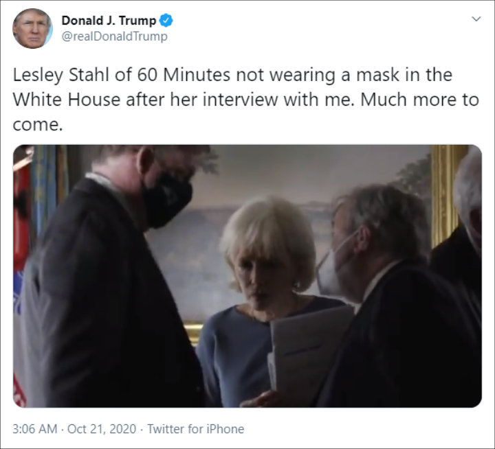 Trump attacked Lesley Stahl