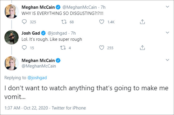 Meghan McCain's Tweets