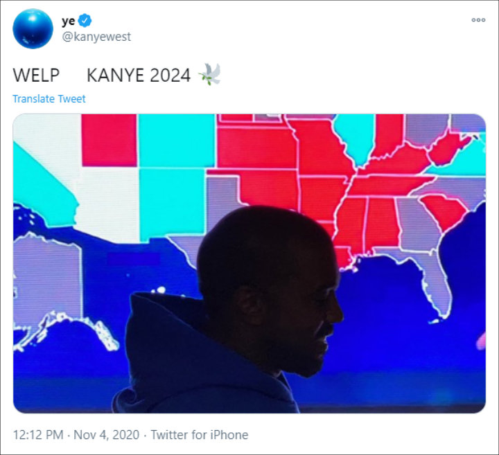Kanye West's Tweet