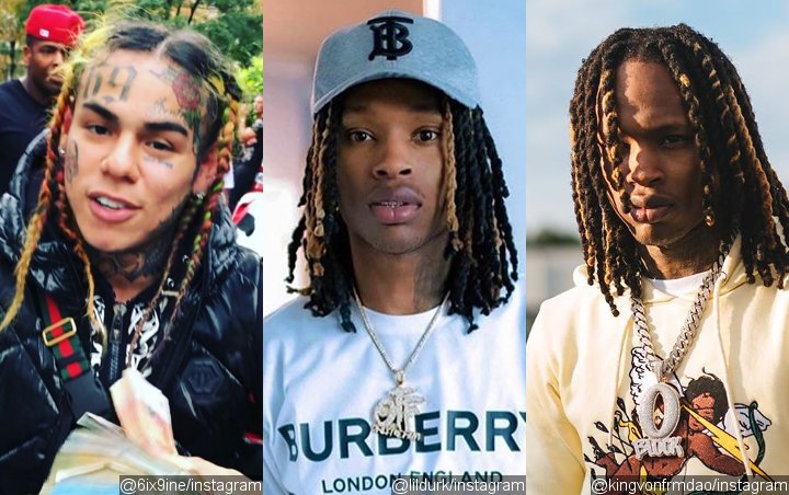 Video Shows Lil Durk Pushing Fan for Allegedly Insulting King Von, 6ix9ine  and Perkioo Respond