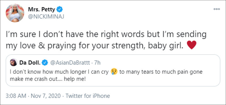 Asian Doll & The Mother Of King Von's Son Exchange Words On Twitter