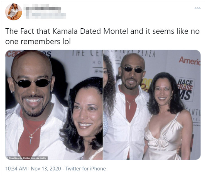 Tweet About Montel Williams and Kamala Harris' Dating History