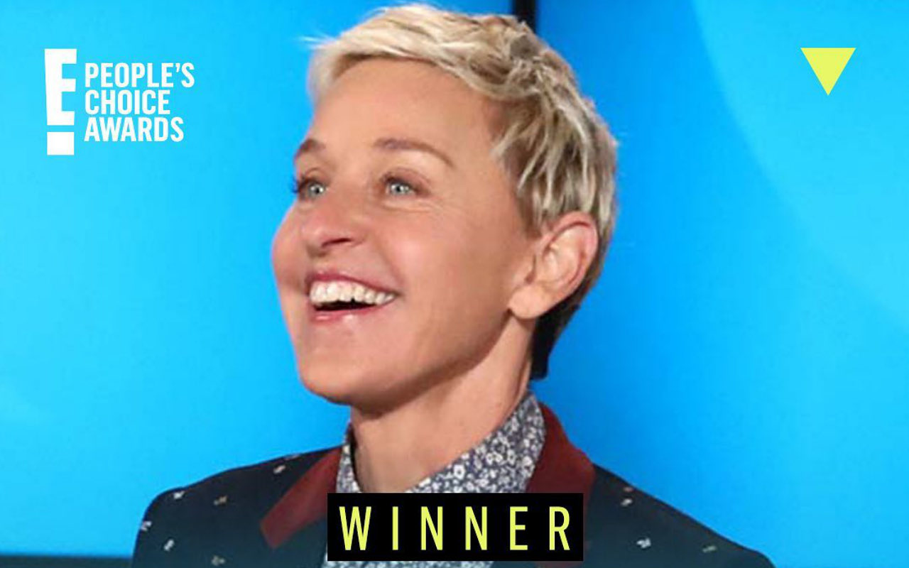 Ellen DeGeneres Credits 'Amazing' Staff for People's Choice Awards Win After Toxic Workplace Scandal