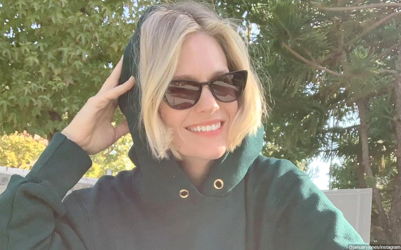 January Jones Makes a Crack at Claims She Worried Friends With 'Desperate' Bikini Pics