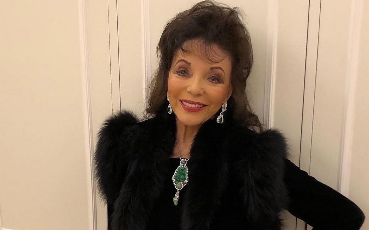 Joan Collins Calls Cops After Finding Maskless Workmen on Her Balcony