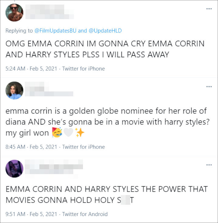 Tweets About Emma Corrin