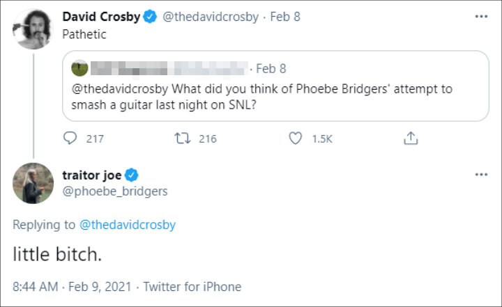 Phoebe Bridgers and David Crosby's Twitter Feud