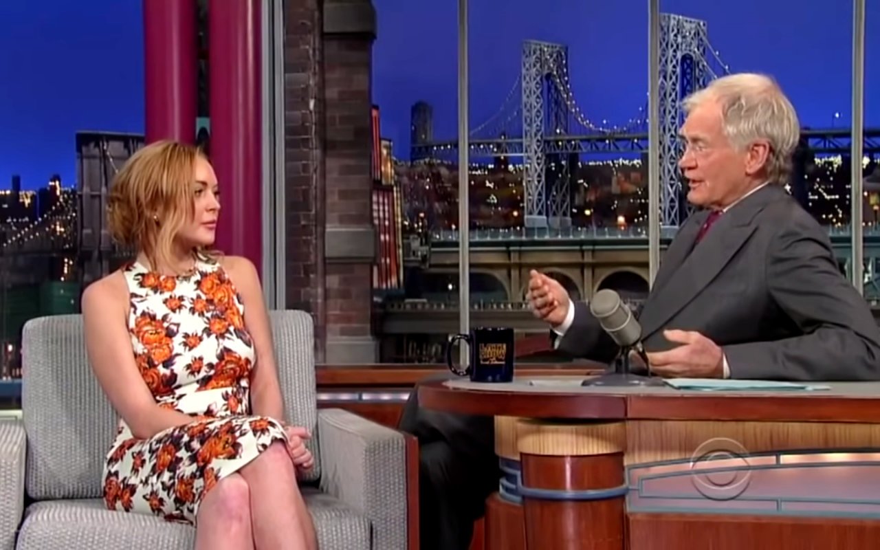 David Letterman Shamed for Mocking Lindsay Lohan's Rehab Stint in Old Interview