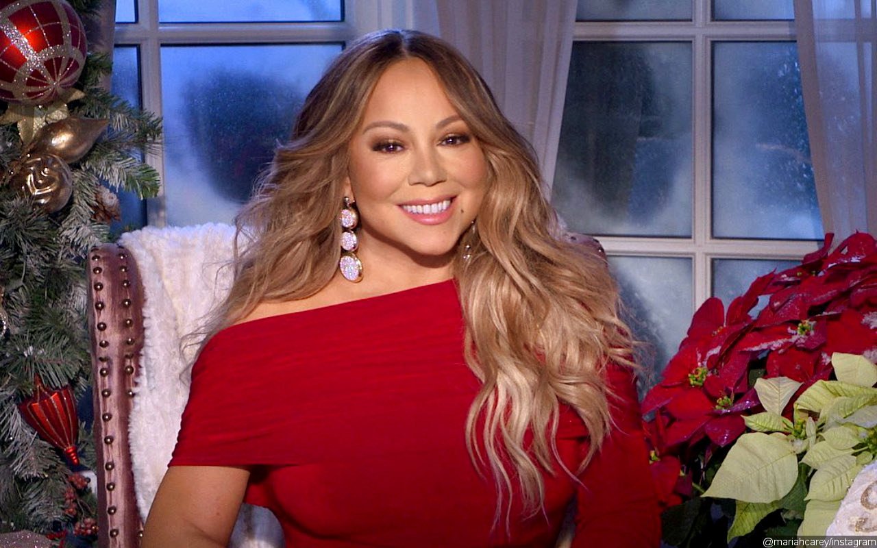 Mariah Carey Slips Into Silk Pajamas for Easter Celebration
