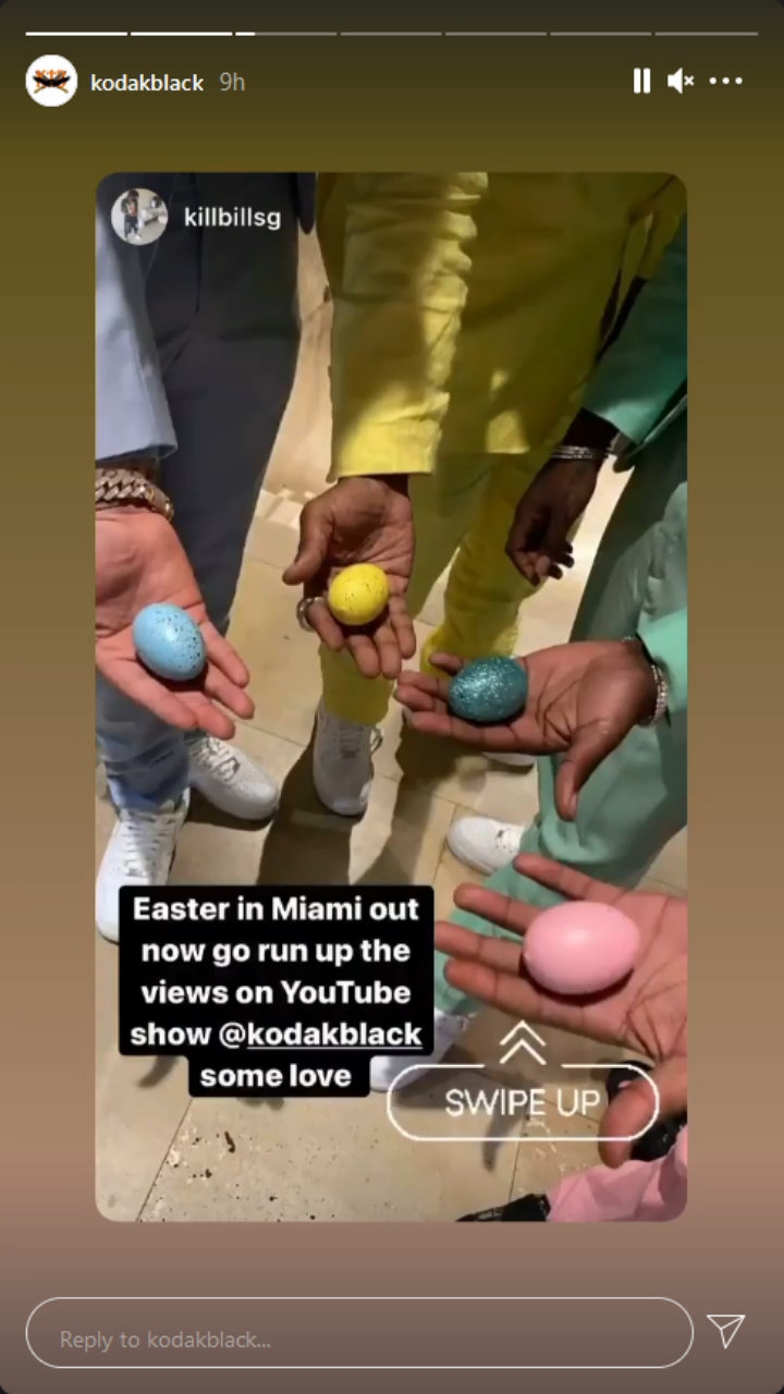 Kodak Black's Instagram Story