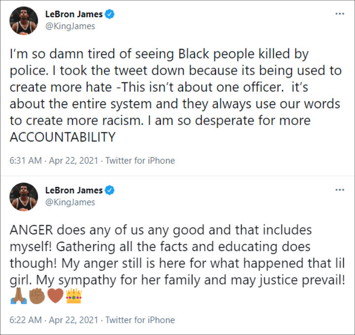 LeBron James' Tweets