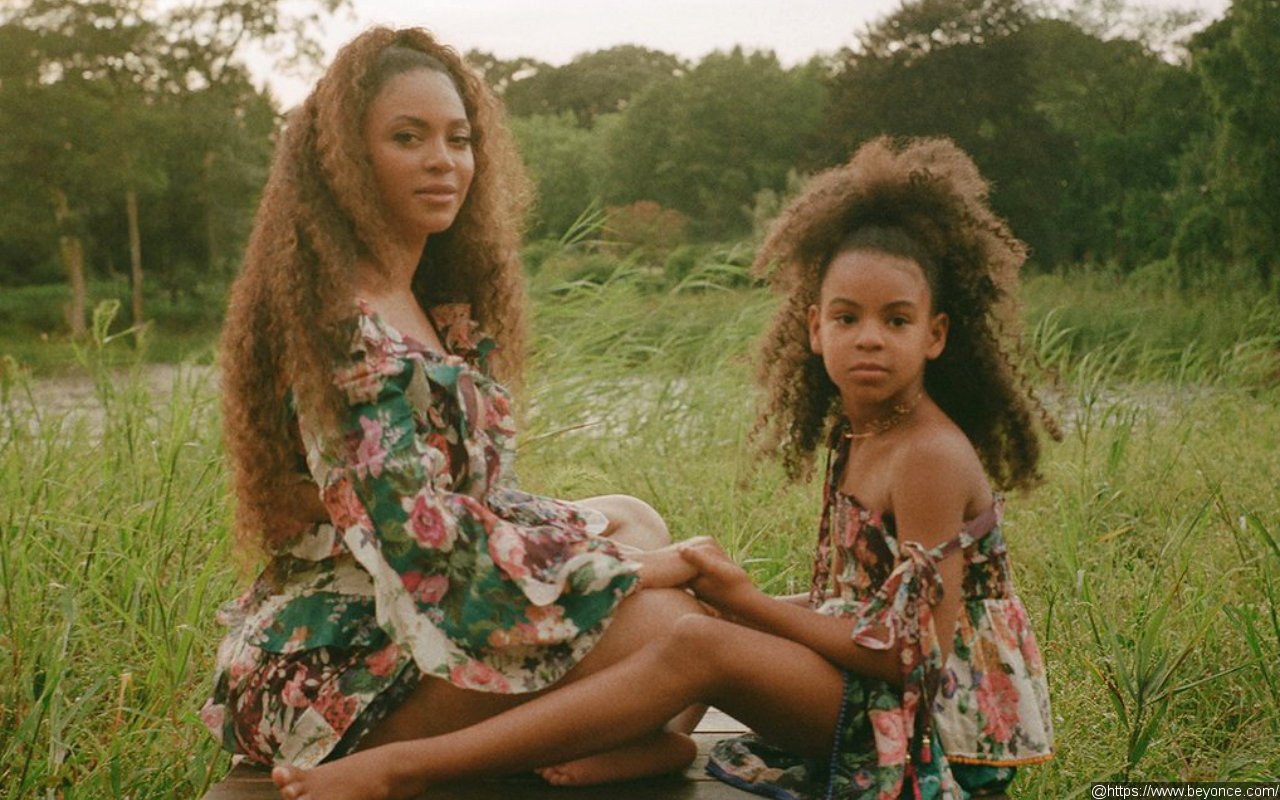 Beyonce's Daughter Blue Ivy Grown Much Taller in Rare Family Pic With