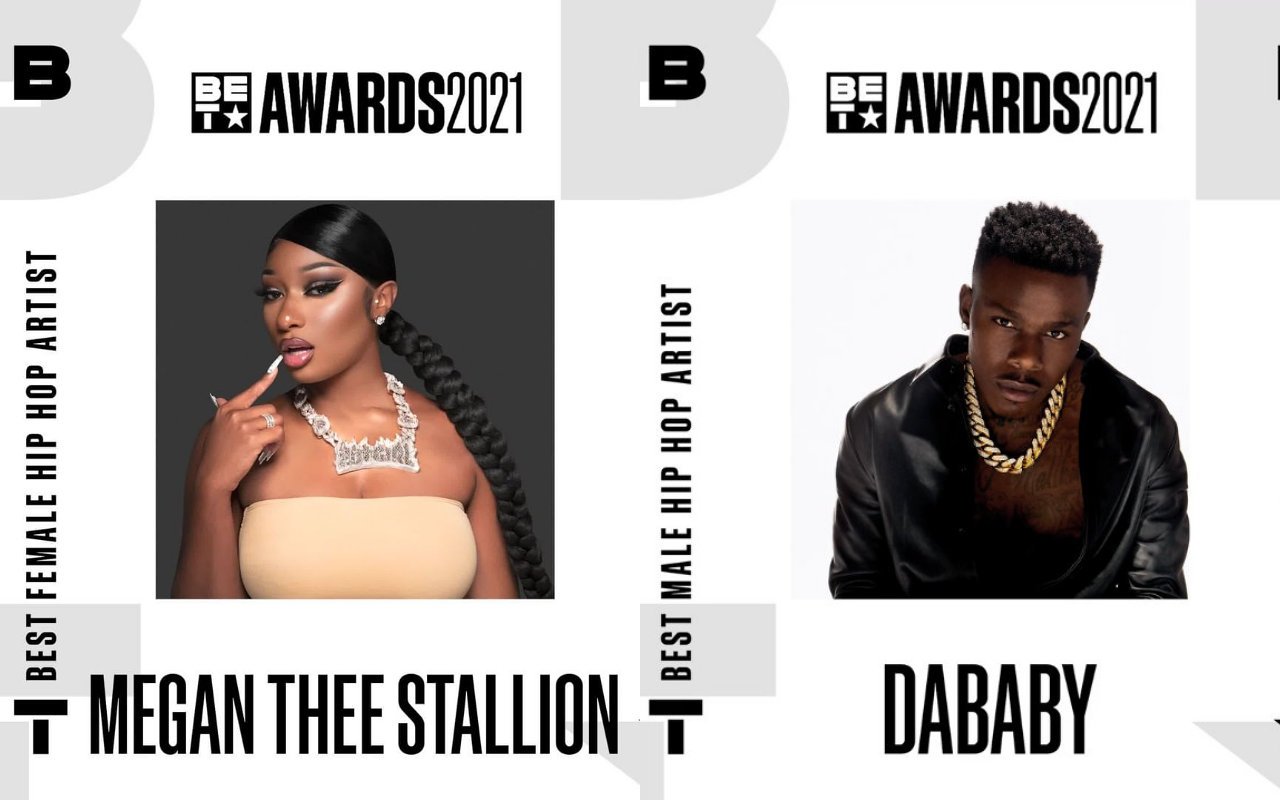 2021 BET Award Megan Thee Stallion and DaBaby Lead With 7 Nominations Each