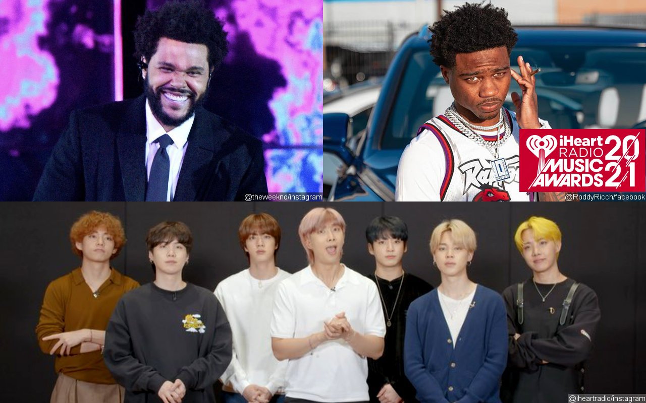iHeartRadio Music Awards 2021: The Weeknd, Roddy Ricch and BTS Win Big