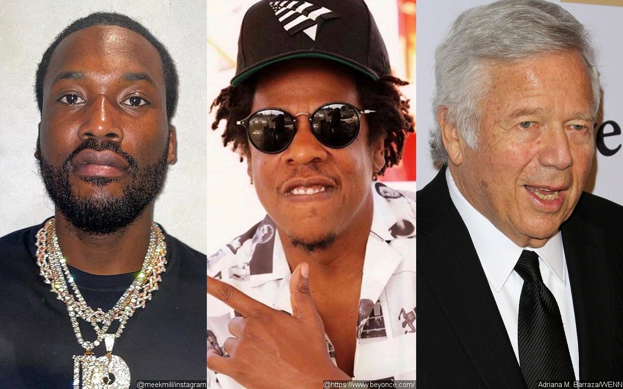 Meek Mill and Jay-Z Surprise Robert Kraft With New Bentley on His 80th Birthday
