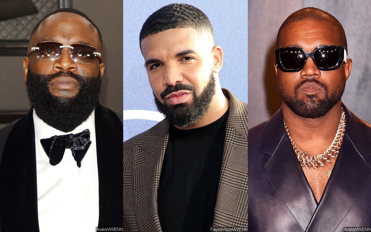Rick Ross Loves the Drama Between Drake and Kanye West