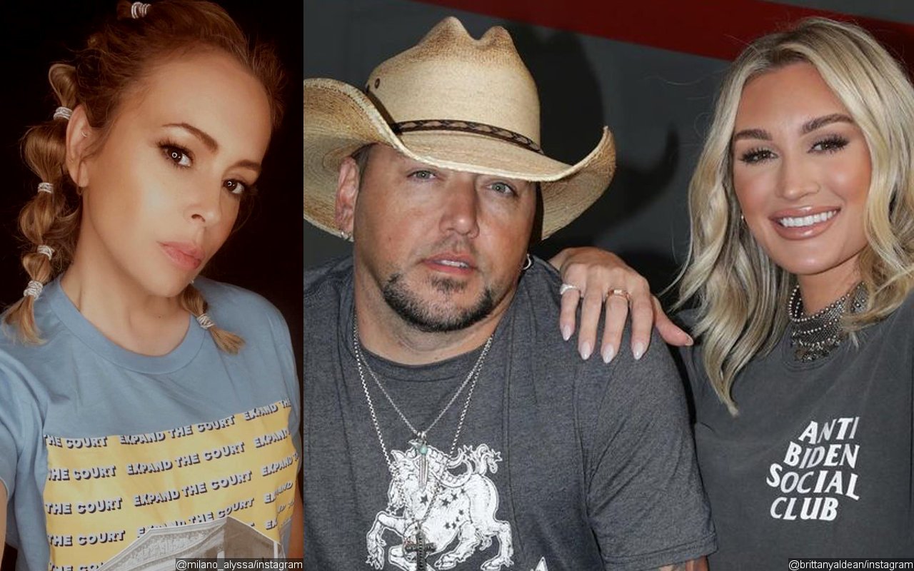 Alyssa Milano Calls Out Jason Aldean for Using His Kids to Voice His Political Views