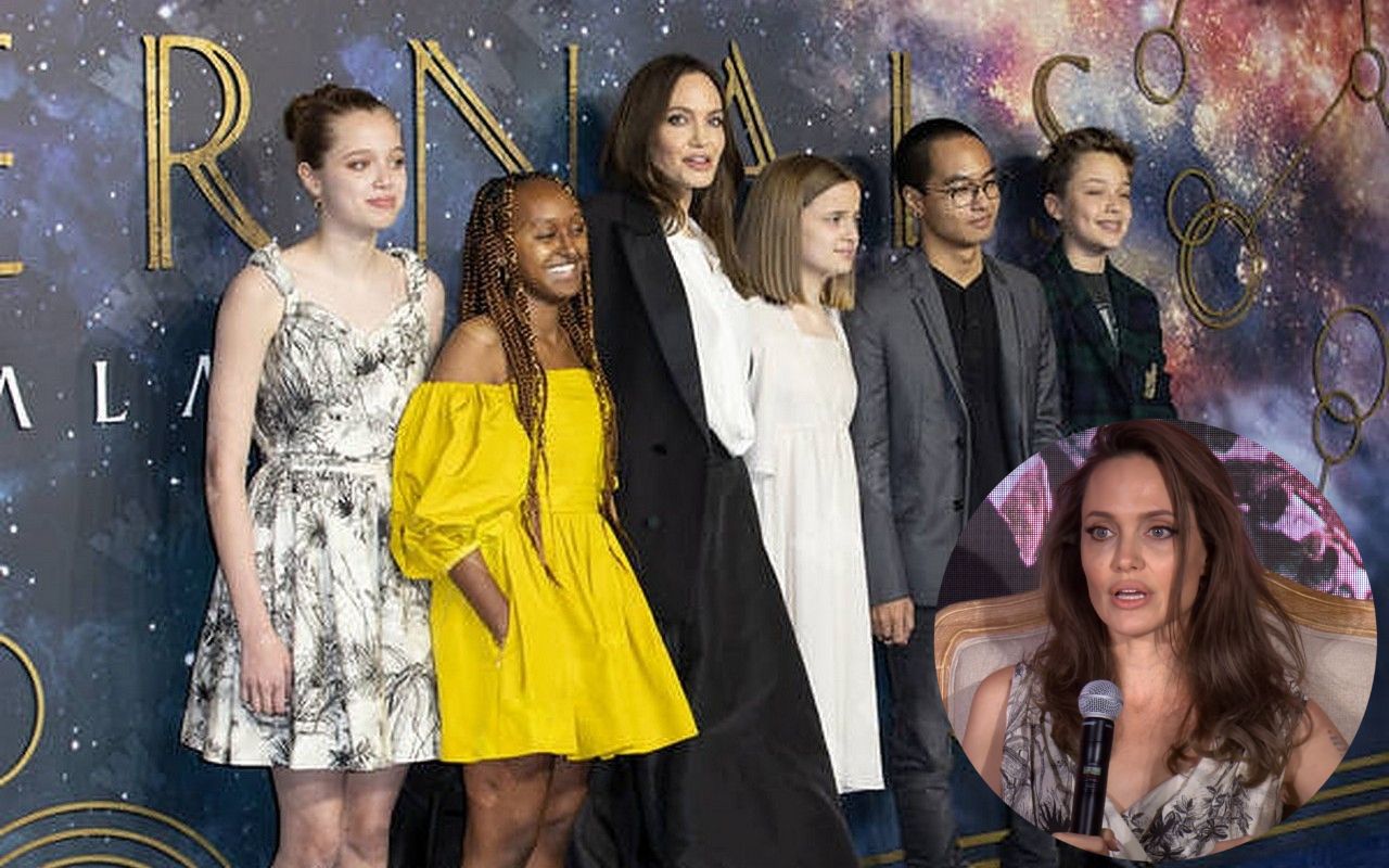 Angelina Jolie's Daughter Recycles Mom's Old Dior Dress for 'Eternals ...