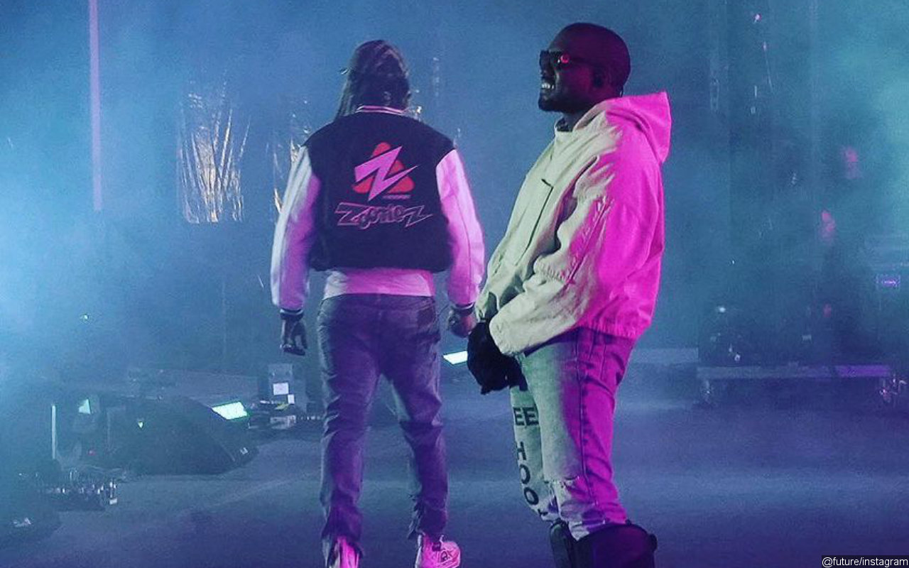 Kanye West Wows Fans With Surprise Appearance During Future's Rolling