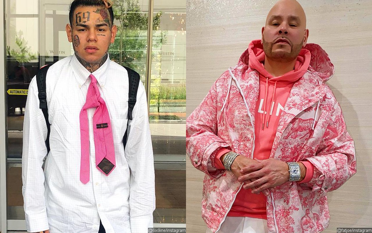 6ix9ine Fires Back at Fat Joe After Harsh Criticism, Claims He's 'Jealous' of His Success 