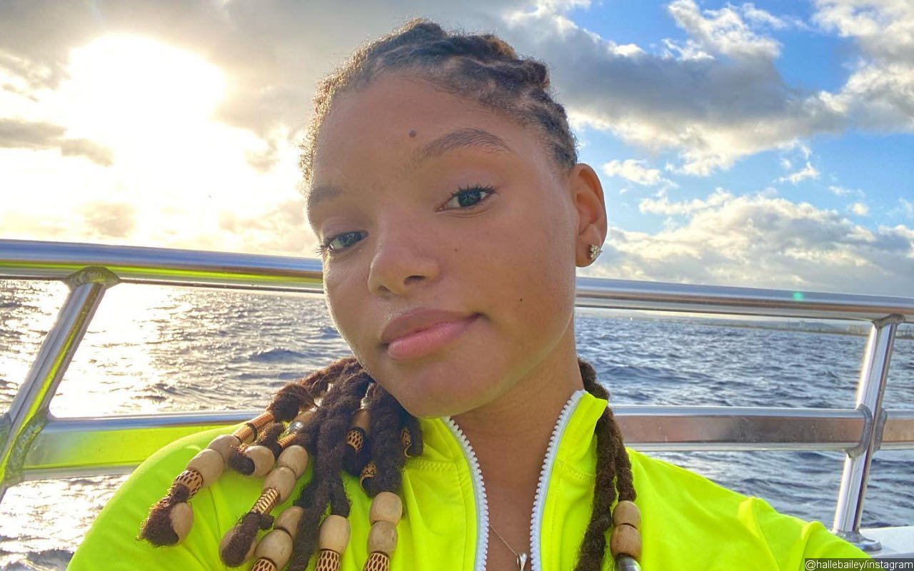 Halle Bailey Gets Emotional Over The Little Mermaid Footage