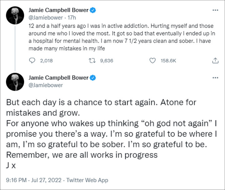 Jamie Campbell Bower's tweets