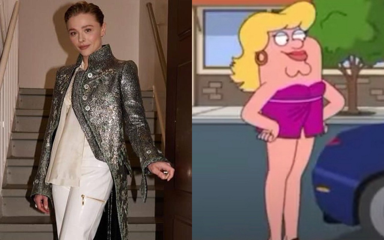 Chloe Grace Moretz talks meme with altered photo of her likening her to Family  Guy cartoon