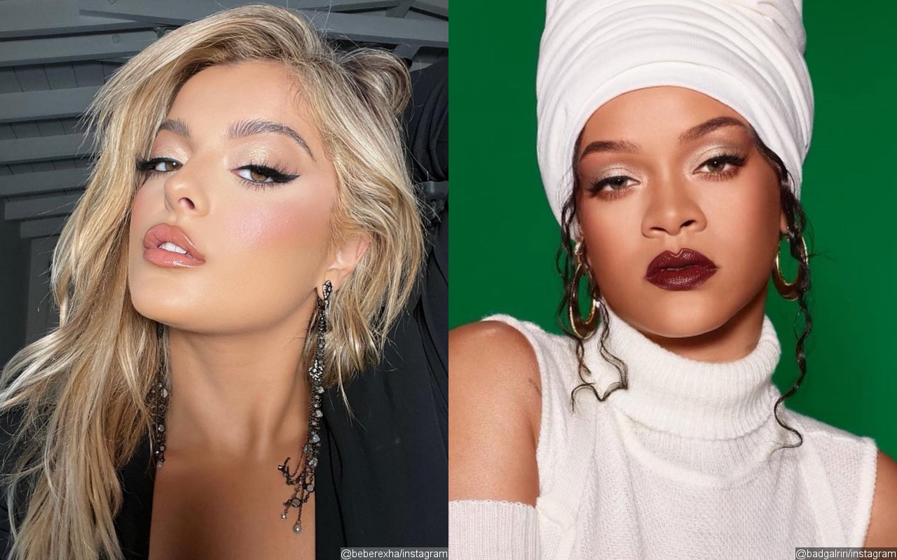 Bebe Rexha Playfully Reacts to Viral Meme About Her Crashing Rihanna's Super Bowl Halftime Show