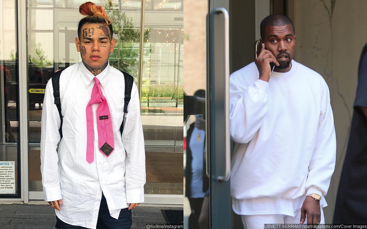 6ix9ine Says He Loves Kanye West, Urges People to 'Normalize Freedom of  Speech'