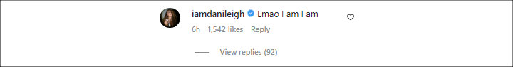 DaniLeigh's Comment