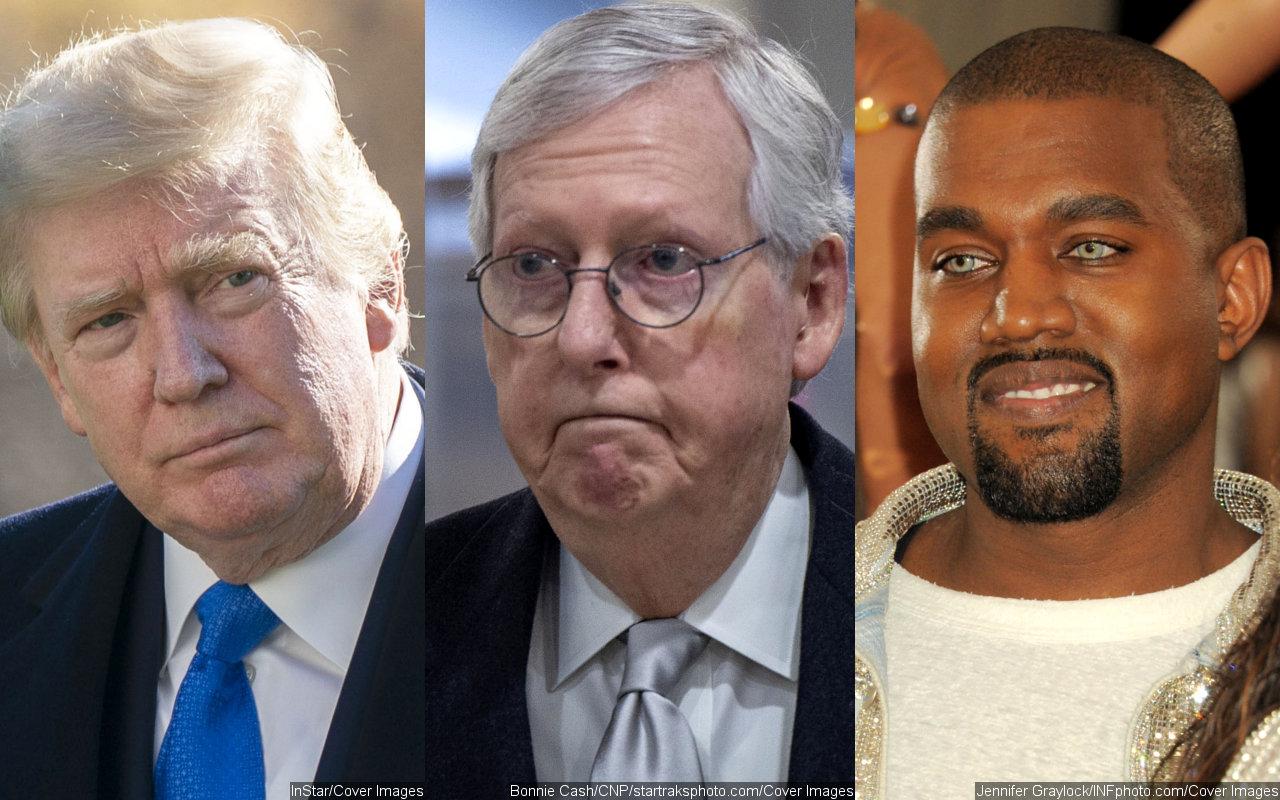 Donald Trump Drags Mitch McConnell Over Comments on Kanye West Dinner 