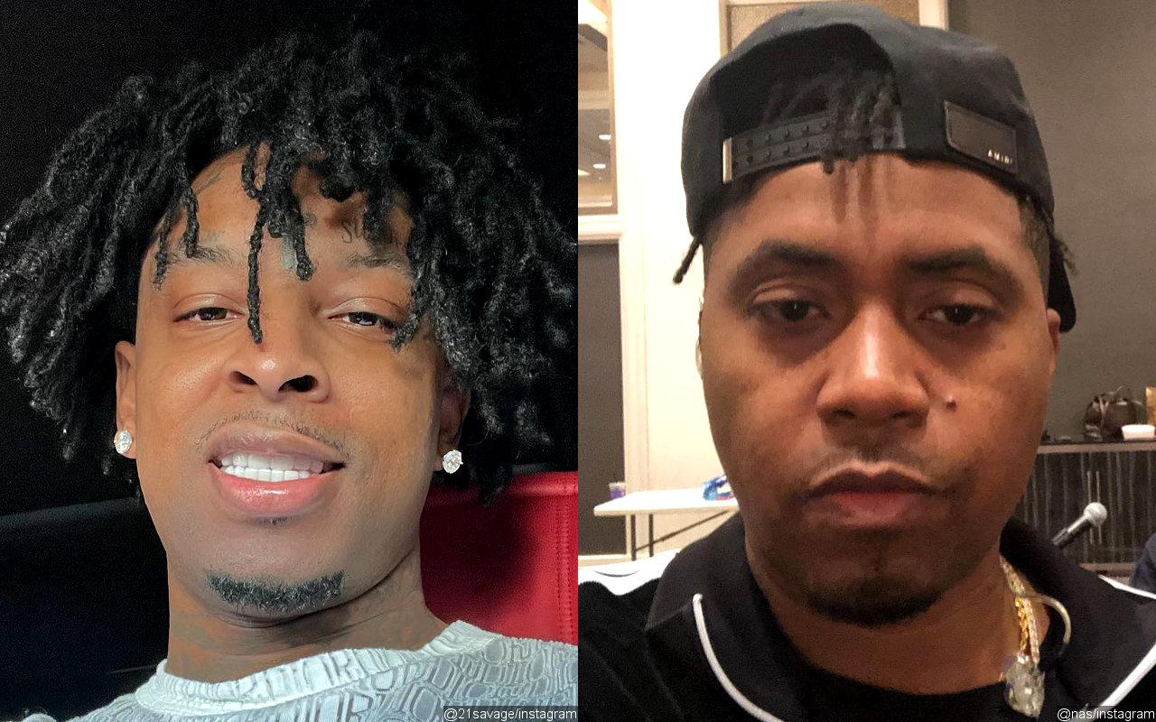21 Savage Claims Nas Didn't Find His 'Irrelevant' Remarks Disrespectful Amid Collaboration Backlash