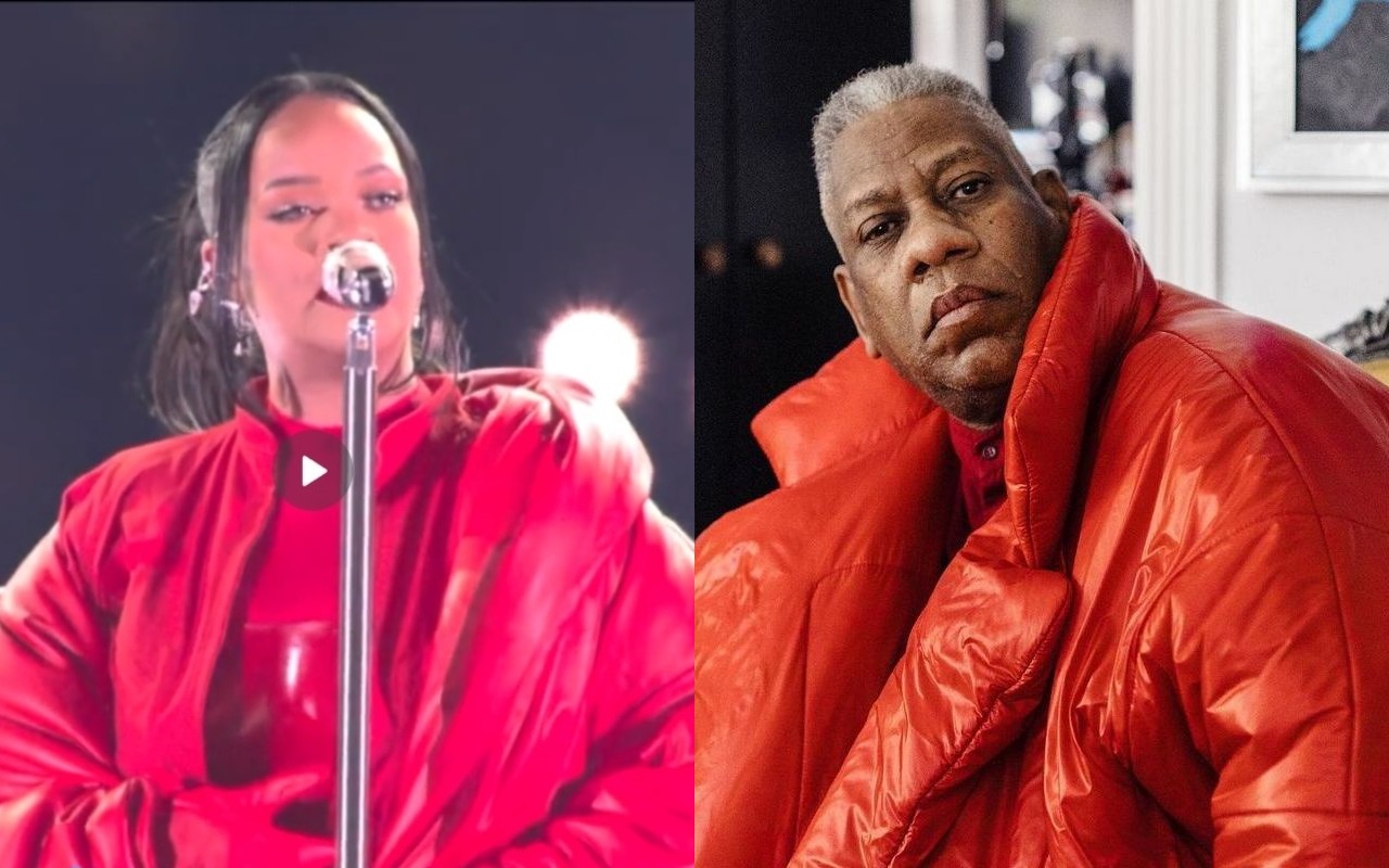 Rihanna's Super Bowl fit pays tribute to André Leon Talley - Woo