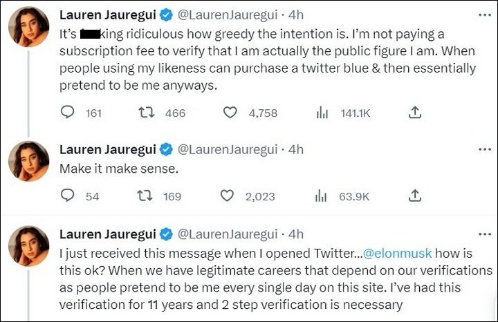 Lauren Jauregui rips into Elon Musk