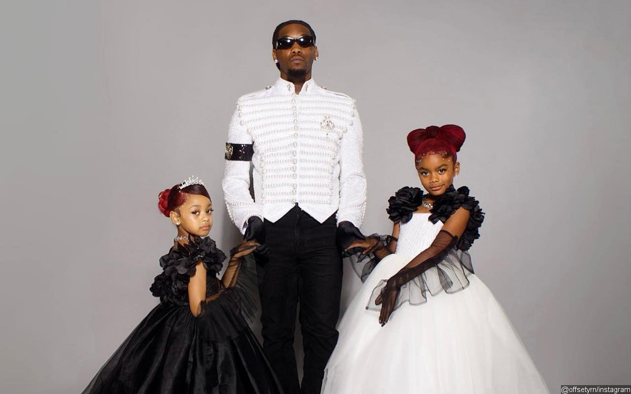 Offset's Daughters Stun in Ball Gowns at 'Little Mermaid' Premiere