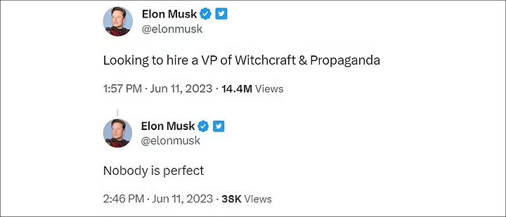 Elon Musk's Tweets