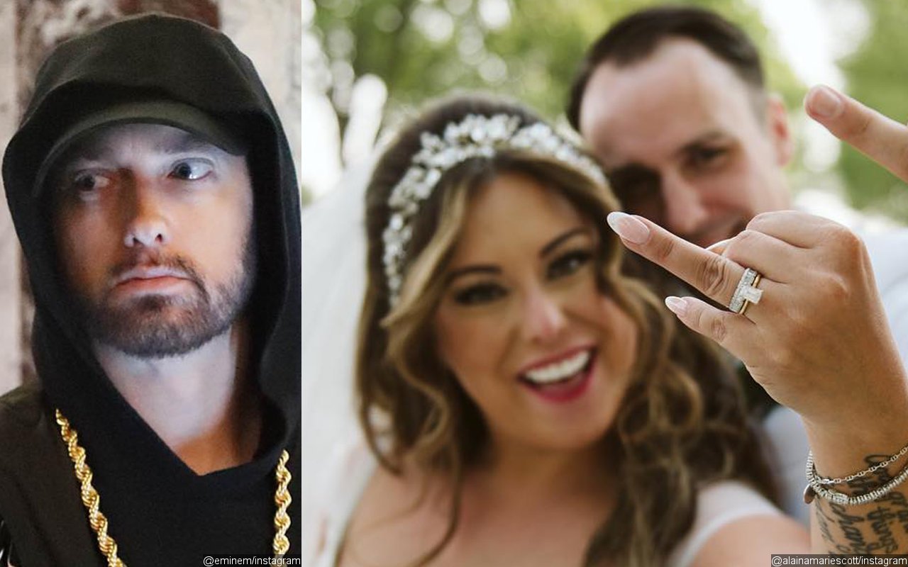 Eminem's Daughter Alaina Scott Ends Speculations He Skipped Her Wedding, Reveals His Role
