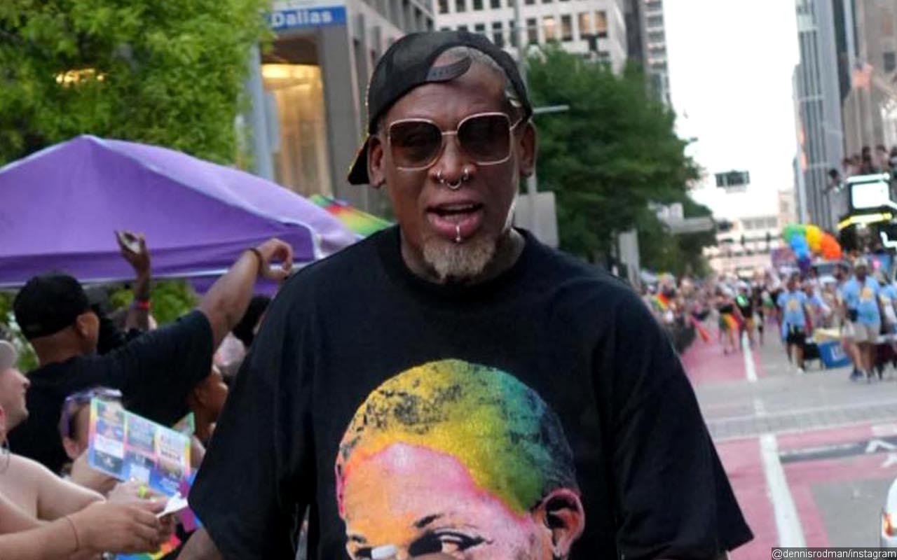 Dennis Rodman appears at Pride parade, claps back at criticism
