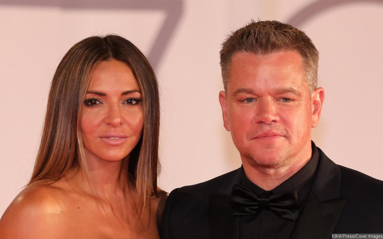 Matt Damon Nuzzles Wife Luciana Barroso's Bust in Racy Display During Greece Vacation