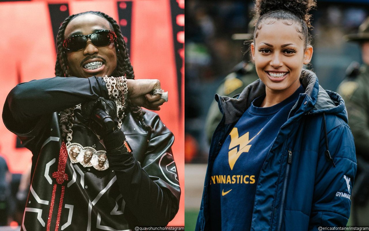 Quavo Takes Gymnast Erica Fontaine to Usher Concert After Denying Lori  Harvey Dating Rumor