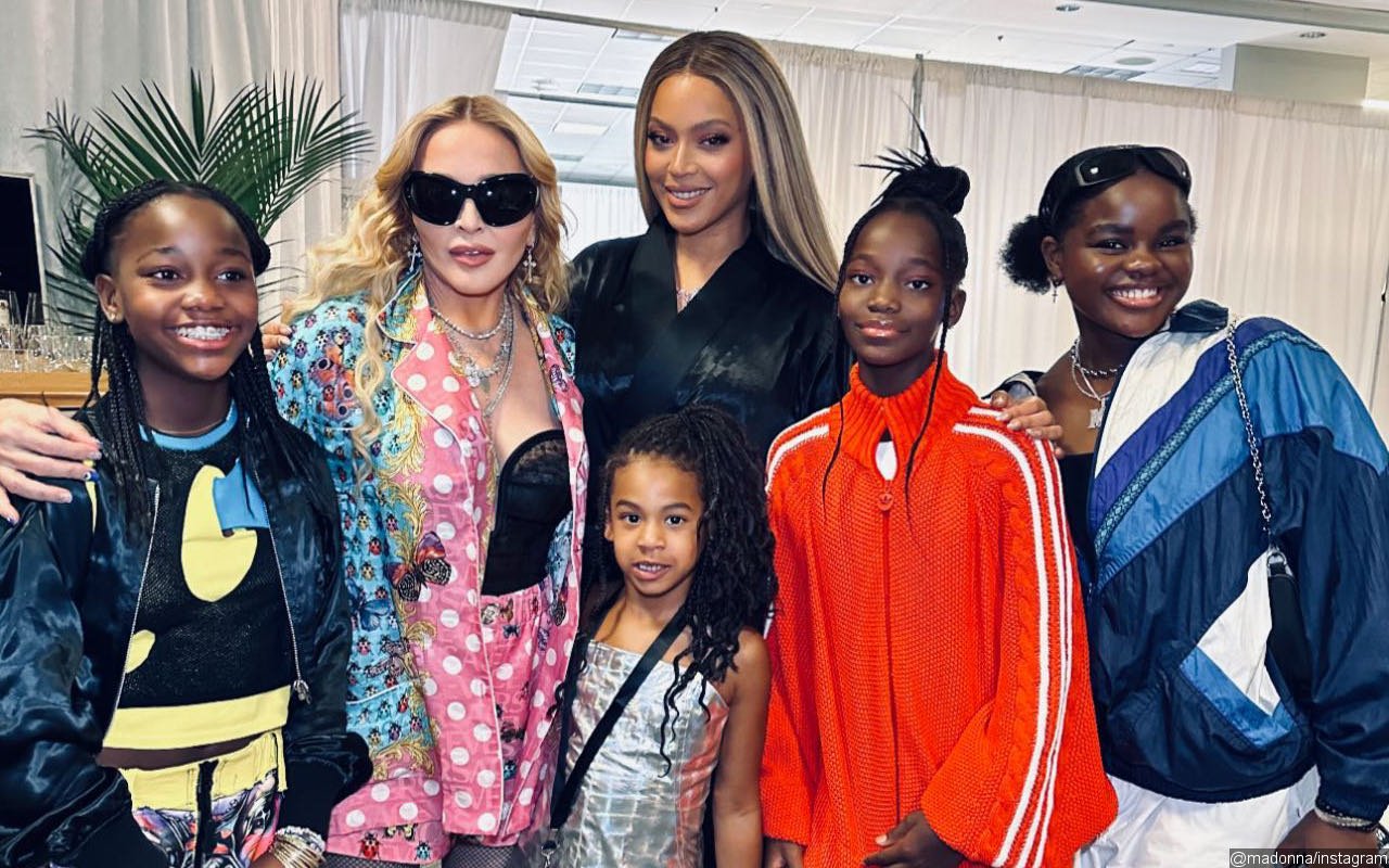 Madonna and Beyonce Joined by Their Daughters in Rare Photo at 'Renaissance' Backstage